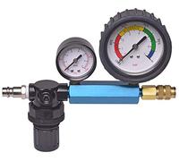 SW-Stahl 26119L-30 - Tester di Pressione con Orologio e Manometro, 66 mm | Dispositivo di misurazione per compressione con quadrante di precisione da 66 mm e attacco a mezza calotta per officina.