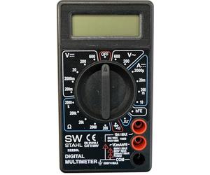 SW STAHL 32220L Multimetro Digitale 600 V - Tester Professionale LCD