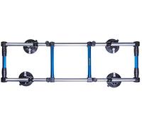 SW Stahl 40017L Telaio di Montaggio Parabrezza in Alluminio, 100 kg | Supporto con 4 ventose mobili da 150 mm e linea di avvertimento vuoto, ideale per smontaggio vetri grandi dimensioni