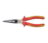 SW-Stahl 41909L Pinza a Becchi Mezzotondi Dritti VDE, 200 mm, 1000V