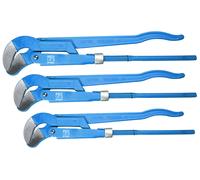 SW-Stahl 42250L Pinze Tubo Set 3 Pz. 1 " 1,5 " 2 " Pollici S Bocca per Tubi Wapu