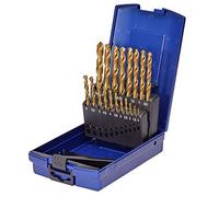 SW-Stahl 81519L - Set di punte elicoidali HSS-G TiN, 19 pezzi, in cassetta brevettata, da 1 a 10 mm