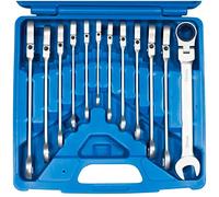 SW-Stahl articolazioni combinata ratschensatz, 12 pezzi, 8 - 19 mm, 72 denti, S1597