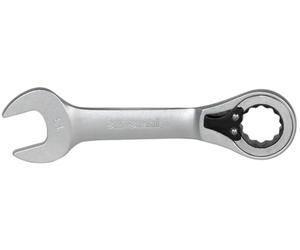 SW-Stahl Chiave Combinata a Cricchetto, 18 mm, Corta, Acciaio CV S1596-18