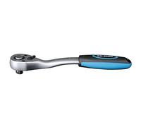 SW-Stahl Cricchetto Reversibile 1/2 Pollice, Chiave a Bussola 72 Denti | Acciaio cromo-vanadio, lunghezza 255 mm, impugnatura ergonomica a 2 componenti e angolo di rotazione di soli 5 gradi