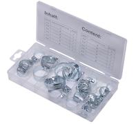 SW-Stahl S8055 - Set di fascette stringitubo, 26 pezzi, in cassetta