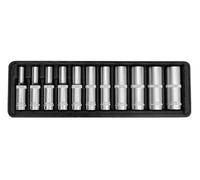 SW-Stahl Set Chiavi a Bussola 1/4" 11 Pezzi, 4-13 mm, Inserto Esagonale