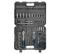 SW-Stahl 184 Pz. Set Chiavi a Bussola 1/4 " 3/8 " 1/2 " Scatola Cricchetto Box