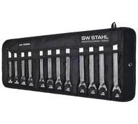 SW-Stahl Set di chiavi a cricchetto per anelli di forcella, 8-19 mm, reversibili, 12 pezzi 03520L
