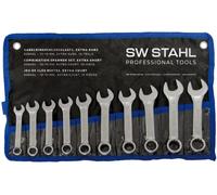 SW-Stahl Kit chiavi ad anello e fisse 00840L, extra corta, 10 pezzi