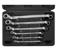 SW-Stahl Set chiavi a doppio anello 01580L, 6 pezzi, profilo a piegata, e 6 - e 24