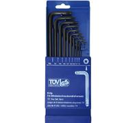 SW-Stahl - Set in cassetta 9 pezzi, profilo T T10 - T51, 04410sb