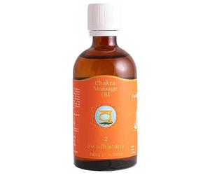 SWADHISTANA 2° CHAKRA BODY MASSAGE OIL 100ML - THE CHAKRA REBALANCING SYSTEM - FIORE D'ORIENTE