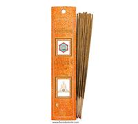 Swadhistana Chakra Incense 20 Sticks, colore arancione, Natural & Hand Rolled, Fiore D'Oriente