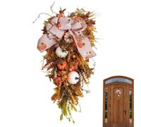 Swag floreale a goccia autunnale, Swag a goccia autunnale - della porta d'ingresso del raccolto,Ghirlande autunnali artificiali, a tema, decorativo a per l'au