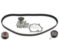 SWAG Pompa Dell'Acqua + Kit Cinghia Dentata Per Opel Astra J Caravan 1.7 CDTi