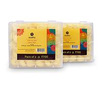 Swaha Pure Cow Ghee Diya (12 cm x 10 cm x 10 cm, Set of 200, Yellow)