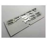 swaiwai 1x nuovo cromato opaco argento nero Sport HSE. Autoadesivo dell'automobile dell'automobile dell emblema del boot della grande lettera Adesivo dell'automobile for la gamma Rover Land Rover Ades