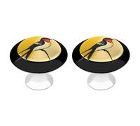 Swallow The Sun Bird - Pomelli rotondi in acciaio inox per cassetti e maniglie per armadi