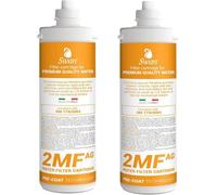 Swan 2MF AG - Filtro a Baionetta con Ioni d’Argento | Compatibile con Everpure AC/2DC | Acqua Potabile Più Pura | Riduce Cloro, Odori e Torbidità | 2 Filtri