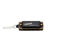 Swan 4 Fori 8 Toni Mini Armonica a Catena in Metallo Stile Collana a Bocca Organo Eccellente e Durable Design