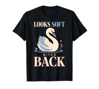 Swan Balletcore Uccello Grafico Cigno Grazioso Regalo Maglietta