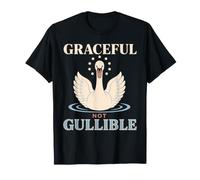 Swan Balletcore Uccello Grafico Cigno Grazioso Regalo Maglietta