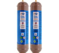 Swan - Bombole CO2 600g per Gasatore - Set Risparmio 2 Pezzi - E290 Alimentare M11x1 - Fino a 120L per Bombola - Compatibile Universale - Certificata TUV