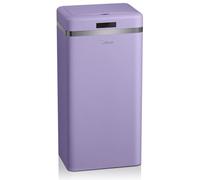 Swan Cestino per rifiuti da cucina automatico, sensore di movimento, 45 litri, in metallo, cestino intelligente per il riciclaggio di grande capacità, design vintage, viola
