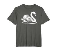 Swan Dad Mom Lover - cigno monocromatico Maglietta