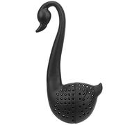 Swan Filtro per tè sfuso per erbe aromatiche e spezie, infusore per tè, utensili da tè, filtro da caffè, accessori per bevande, colore nero, design accattivante