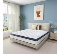 Swan Home Materasso singolo da 23 cm, materasso a molle insacchettate con memory foam, materasso ortopedico per alleviare la pressione e il dolore alla schiena, rigidità media (singolo (190 x 90 x 23