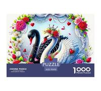 Swan, Puzzle Da 1000 Pezzi, Gioco Sociale E Interattivo Che Stimola Collaborazione E Spirito Competitivo, Ideale Per Serate in Famiglia O Con Amici, Adatto A Partire Dai 12 Anni, 70x50cm/1000pcs