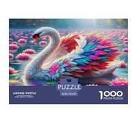 Swan Puzzle Da 1000 Pezzi Per Amici in Riunione: Collaborare E Passare Un Momento Unico!