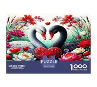 Swan Puzzle Da 1000 Pezzi Per Chi Ama I Paesaggi Urbani: Ricrea Città Famose E Migliora La Memoria!