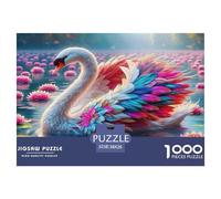 Swan Puzzle Da 1000 Pezzi Per Famiglie Che Amano Il Divertimento: Risate E Impegno in Un Solo Prodotto!