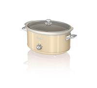 Retro Slow Cooker 6,5L Pentola Rimovibile in Ceramica Antiaderente senza PFOA 3