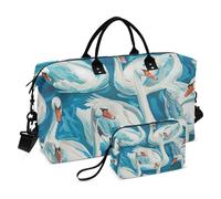 Swan′s Down Robin Blue Travel Bag Weekend Bag Sport Gym Bag con Toiletry Bag per Viaggi Multifunzionale, Swan′s Down, Robin Blue, Taglia Unica, Swan′s Down, pettirosso blu, Taglia unica
