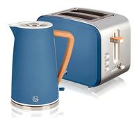 Set Colazione Swan Nordic Bollitore 2200W + Tostapane 2 Fette 900W
