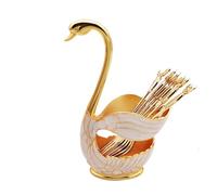 Swan Tableware Holder Base Unique Swan Forma Squisita lega di zinco
