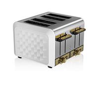 Swan Toaster Gatsby white 4 Slices ST14084WHTN (ST14084WHTN)