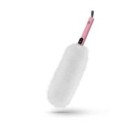 Swan x Lynsey - Spolverino 2 in 1 in microfibra ultra fine con microfibra super morbida, design piatto e tubolare e passante per appenderlo per riporlo facilmente, lavabile in lavatrice, rosa