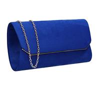 SwankySwans Anny Suedette Flapover, Pochette, Borsa a Tracolla Donna, Blu Reale, One Size