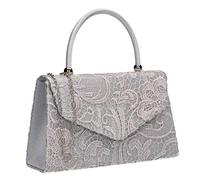 SwankySwans Pochette elegante da donna Kendall Lace Smart, Argento (Argento), Taglia unica