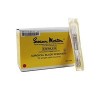 Swann-Morton 5502 - 50 lame in plastica chirurgica sterilizzate, trasparenti