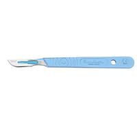 Swann-Morton Bisturi Monouso, con Manico Graduato in Plastica e Lama n. 20 in Acciaio Inox, Scatola da 10 Bisturi imbustati singolarmente