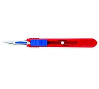 Swann-Morton Bisturi Monouso, Sterile, con Lama Retraibile n. 11P/Blu, in Acciaio Inox, Scatola da 25 unità imbustati singolarmente