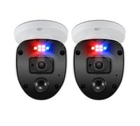 Swann SWPRO-1080SLPK2 Telecamera di sicurezza IP a forma di sfera per interni ed esterni 1920 x 1080 pixel Soffitto/muro - Nouvo