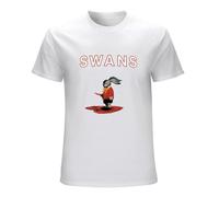Swans American Experimental Rock Graphic Band Music Unisex T-Shirt Graphic Printed Tee Mens White Shirt XL