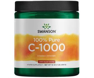 SWANSON 100% Pure C-1000 Vitamina C in polvere 454 g